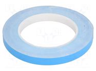 Tape: heat transfer; W: 12mm; L: 25m; Thk: 0.2mm; 0.8W/mK; UL94V-0 IPT