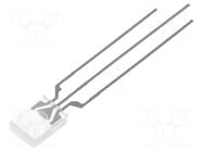 LED; red/green; rectangular; 5x2mm; bicolour; 4÷10mcd; 3÷9mcd; 140° KINGBRIGHT ELECTRONIC