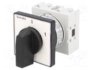 Switch: cam switch; Stabl.pos: 2; 16A; 0-1; for building in; Pos: 2 LOVATO ELECTRIC