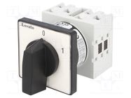 Switch: cam switch; Stabl.pos: 2; 16A; 0-1; for building in; Pos: 2 LOVATO ELECTRIC