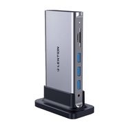 Lention docking station AV USB-C gray, Lention