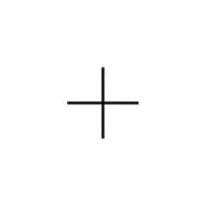 LABELLING SHEET, PLUS SYMBOL, CLEAR