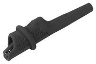 ALLIGATOR CLIP, BLACK, 10A, 8.5MM