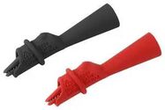 ALLIGATOR CLIP, BLACK, RED, 10A, 8.5MM