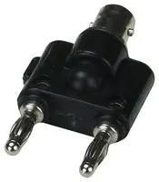 ADAPTER, BNC PLUG-4MM DUAL BANANA PLUG