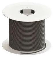 HOOK UP WIRE, 18AWG, BLACK, 1KV, 100M