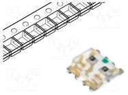 LED; SMD; 0606; red/green; 1.6x1.5x0.55mm; 130°; 2÷2.4/2÷2.4V; 20mA LITEON