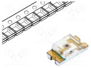 LED; SMD; 1206; red; 18÷54mcd; 3.2x1.6x1.1mm; 130°; 20mA; 62.5mW LITEON