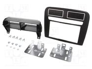 Radio frame; Fiat; 2 DIN; black PER.PIC.