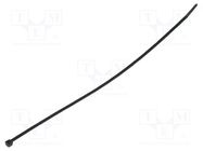 Cable tie; L: 290mm; W: 3.5mm; black; polyamide; 135N; Ømax: 80mm HELLERMANNTYTON