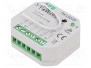 LED controller; flush mount; 10÷16VDC; IP20; F&Wave; -25÷65°C F&F