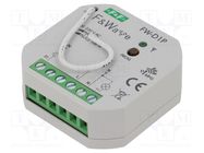 Wireless receiver dimmer switch; flush mount; 85÷265VAC; IP20 F&F