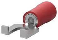 SPADE TERMINAL, #6, RED, 22-16AWG