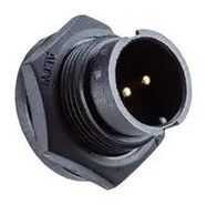 CIRCULAR CONNECTOR, PLUG, 3POS, SOLDER