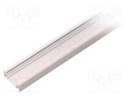 Profiles for LED modules; white; L: 1m; SURFACE10; aluminium TOPMET