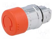 Switch: emergency stop; 22mm; Stabl.pos: 2; red; none; IP66; Pos: 2 