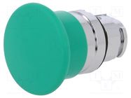 Switch: push-button; 22mm; Stabl.pos: 1; green; none; IP66; mushroom SCHNEIDER ELECTRIC