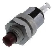 SWITCH, PUSHBUTTON, SPST-NO, 1A, 115V