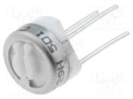 Potentiometer: mounting; single turn,vertical; 500Ω; 500mW SR PASSIVES