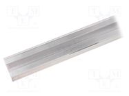 Mounting rail for protection rubber strip; -20÷55°C; 2m 