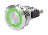 ANTI VANDAL PB SW, SPDT, 0.1A, 30VDC