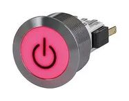 ANTI VANDAL PB SW, SPDT, 0.1A, 30VDC