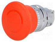 Switch: emergency stop; 22mm; Stabl.pos: 2; red; none; IP66; Pos: 2 