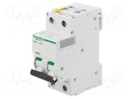 Circuit breaker; 400VAC; Inom: 16A; Poles: 1+N; Charact: B; 6kA; IP20 SCHNEIDER ELECTRIC