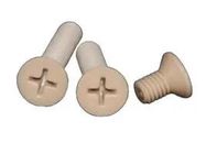 SCREW, COUNTERSUNK HEAD, M3X20, PVDF