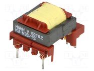 Transformer: impulse; 12V; 12V; power supply; 21.5x18x13.8mm; 5W HAHN