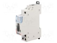 Relay: installation; bistable,impulse; NO; Ucoil: 230VAC; PB400 LEGRAND