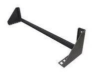 WALL MOUNT BRACKET, RACK, STEEL, BLACK