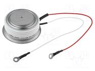 Thyristor: hockey-puck; 1.6kV; Ifmax: 1.25kA; 800A; Igt: 200mA; bulk KUBARA LAMINA