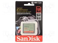 Memory card; Compact Flash; R: 120MB/s; W: 60MB/s; 128GB SANDISK