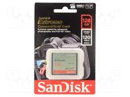 Memory card; Compact Flash; R: 120MB/s; W: 60MB/s; 128GB SANDISK