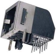 CAT3 RJ45 MODULAR JACK, 8POS, 1 PORT