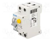 RCBO breaker; Inom: 16A; Ires: 30mA; Poles: 1+N; 230VAC; IP20; PKNM EATON ELECTRIC