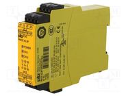 Module: safety relay; Usup: 24VAC; Usup: 24VDC; IN: 4; OUT: 3; IP40 PILZ