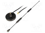 Antenna; GSM; 5dBi; linear; magnet; 50Ω; 698÷960MHz,1710÷2700MHz SR PASSIVES