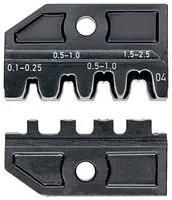 CRIMPING DIE, 4 PROFILE, 26-14AWG, PLIER