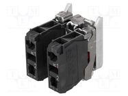 Contact block; 22mm; Harmony XB4; -25÷70°C; front fixing SCHNEIDER ELECTRIC