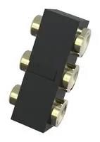 CONN, POGO PIN HDR, 3P, 1R, 2.54MM, SMT