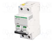 Circuit breaker; 400VAC; Inom: 0.5A; Poles: 1+N; Charact: C; 6kA SCHNEIDER ELECTRIC