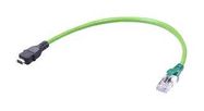 ENET CBL, IX TYPE A PLUG-RJ45 PLUG, 0.5M
