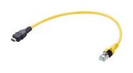 ENET CBL, IX TYPE A PLUG-RJ45 PLUG, 0.3M