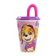 Water Cup with Straw for Kids STOR 74530 430 ml Paw Patrol Skye (pink), Stor