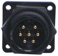 CIRCULAR CONNECTOR RECEPTACLE, SIZE 12, 7 POSITION, PANEL