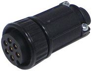 CIRCULAR CONNECTOR PLUG SIZE 20, 18 POSITION, CABLE