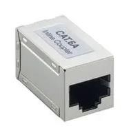 IN-LINE COUPLER, RJ45 JACK, 8P8C, CAT6A