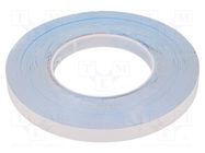 Tape: heat transfer; W: 12mm; L: 33m; Thk: 0.25mm; 0.6W/mK; white 3M